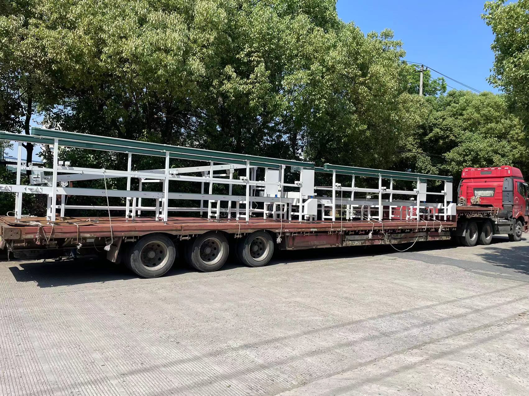 6臺皮帶機(jī)輸送機(jī)發(fā)往合肥江淮汽車